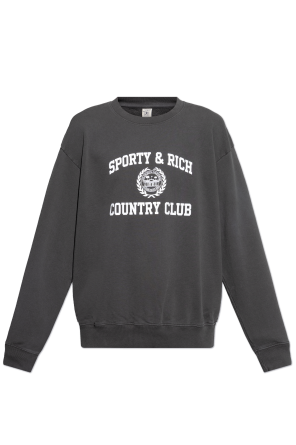 ★Sporty & Rich★ Wellness Club Sweatshirt Black CRAW237FB C MUSINSA | SPORTY&RICH Wellness Club Sweatshirt - Black